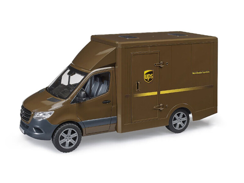 Bruder MB Sprinter Dodávka UPS s figurkou a příslušenstvím 1:16